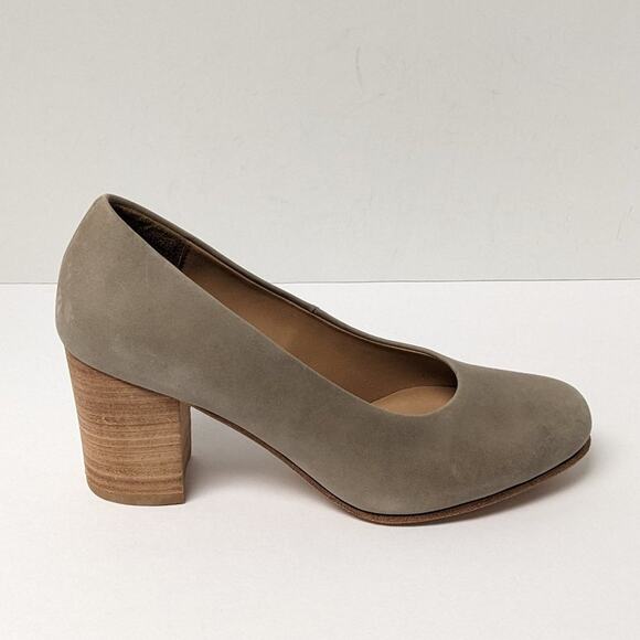 Fortress Of Inca Penelope Block Heel Pumps, Stone, EU 37 (US 7 M) - Picture 2 of 6